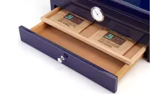 humidor MORICI ROMA Cuban flag blue Special club edition 100 cig