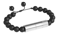 punch cutter bracelet Les Fines Lames ONYX MATE black one size