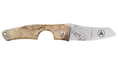 cutter knife Les Fines Lames LE PETIT Compass Nica Acacia Burl