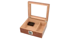 умидор Angelo Glass Brown 26x22x11cm 30 cig