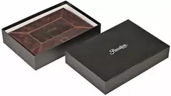 умидор Passatore travel brown leather antique 10 cig.