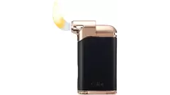 запалка Colibri PACIFIC pipe flame matte black and rose