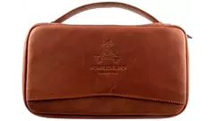 умидор MONTECRISTO Travel brown leather 5 cig