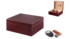 умидор сет Angelo Cherry - ashtray, cutter and cigar case