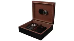 умидор сет Black ashtray, cutter and cigar case