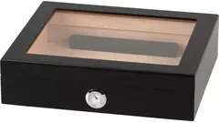 умидор Glass top black matt 25 cig