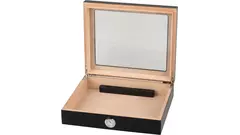 умидор Glass top black matt 25 cig