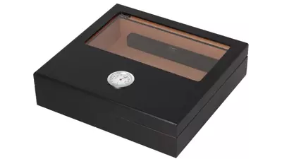 умидор Angelo black matte with window 10 cig