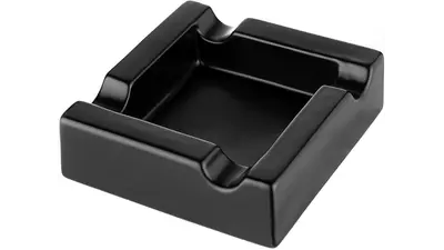пепелник Angelo cigar, ceramic black matt 4 cigars