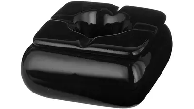 пепелник Angelo wind ceramic square black