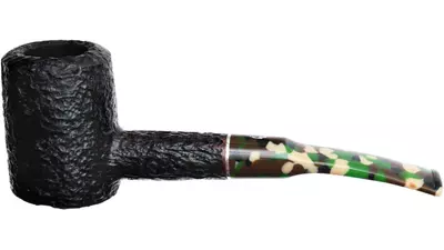 лула Savinelli CAMOUFLAGE rusticated black 9 mm