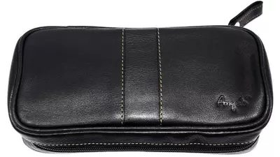 калъф за лула Angelo Pipe Bag Black 2 pipes