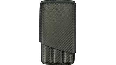 пурера Carbon leather look double corona 3 cig