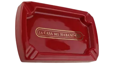 пепелник LA CASA DEL HABANO ceramic red 4 cig