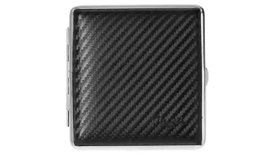 табакера Caseti Carbon leather black 85mm/20pce