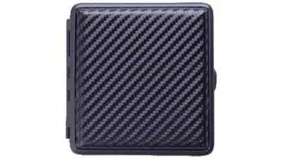 табакера Angelo PU black carbon, 20pcs/ 85mm