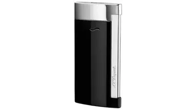запалка S.T.DUPONT Slim 7 black and chrome
