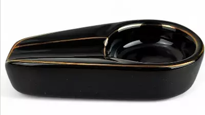 пепелник Cigar black ceramic 1 cigar