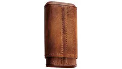 пурера Angelo cognac leather cedar inside 3 cig
