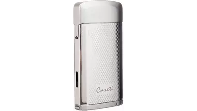 запалка Caseti 1xJet Crisscross Chrome with Punch