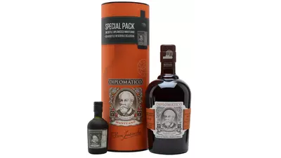 ром Diplomatico Mantuano Tall Canister with DRE Mini 40%