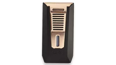 запалка Colibri SLIDE black+rose with punch