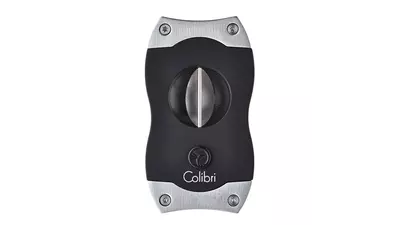резачка Colibri V-CUT black and brushed chrome